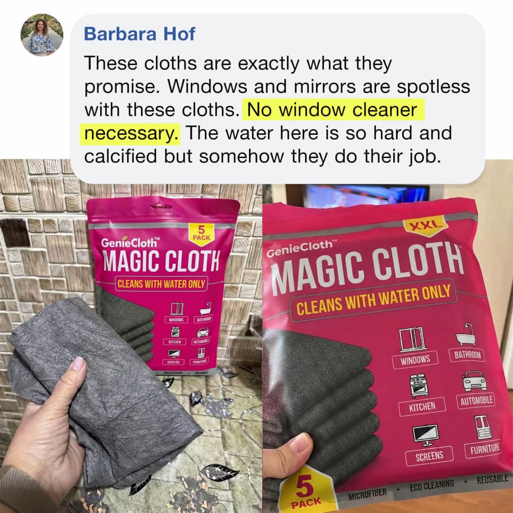 Magic Cleaning Cloth (5-Pack)